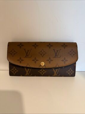 Louis Vuitton Tan and Brown Monogram Wallet